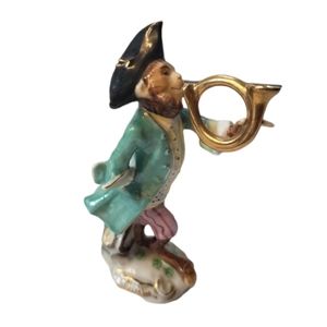 Antique Meissen Monkey Band Porcelain Figurine
